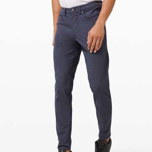 Lululemon ABC Pant Skinny *Tech Canvas 34" Heathered Deep Navy (First Release)